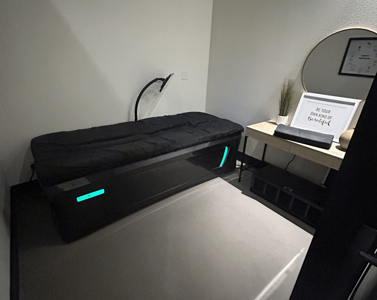 Hydro Massage bed for pain relief, muscle recovery, relaxation, stress reduction OsteoStrong