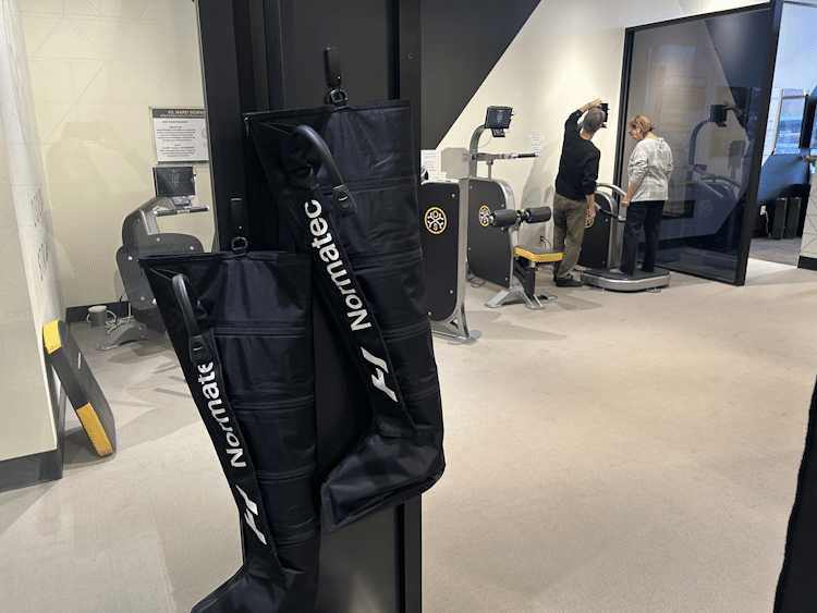 Hyperice Normatec - Compression Boots used for circulation and recovery OsteoStrong
